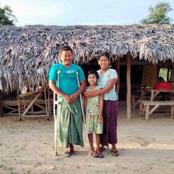 Family Aung Kyaw Oo, Magway